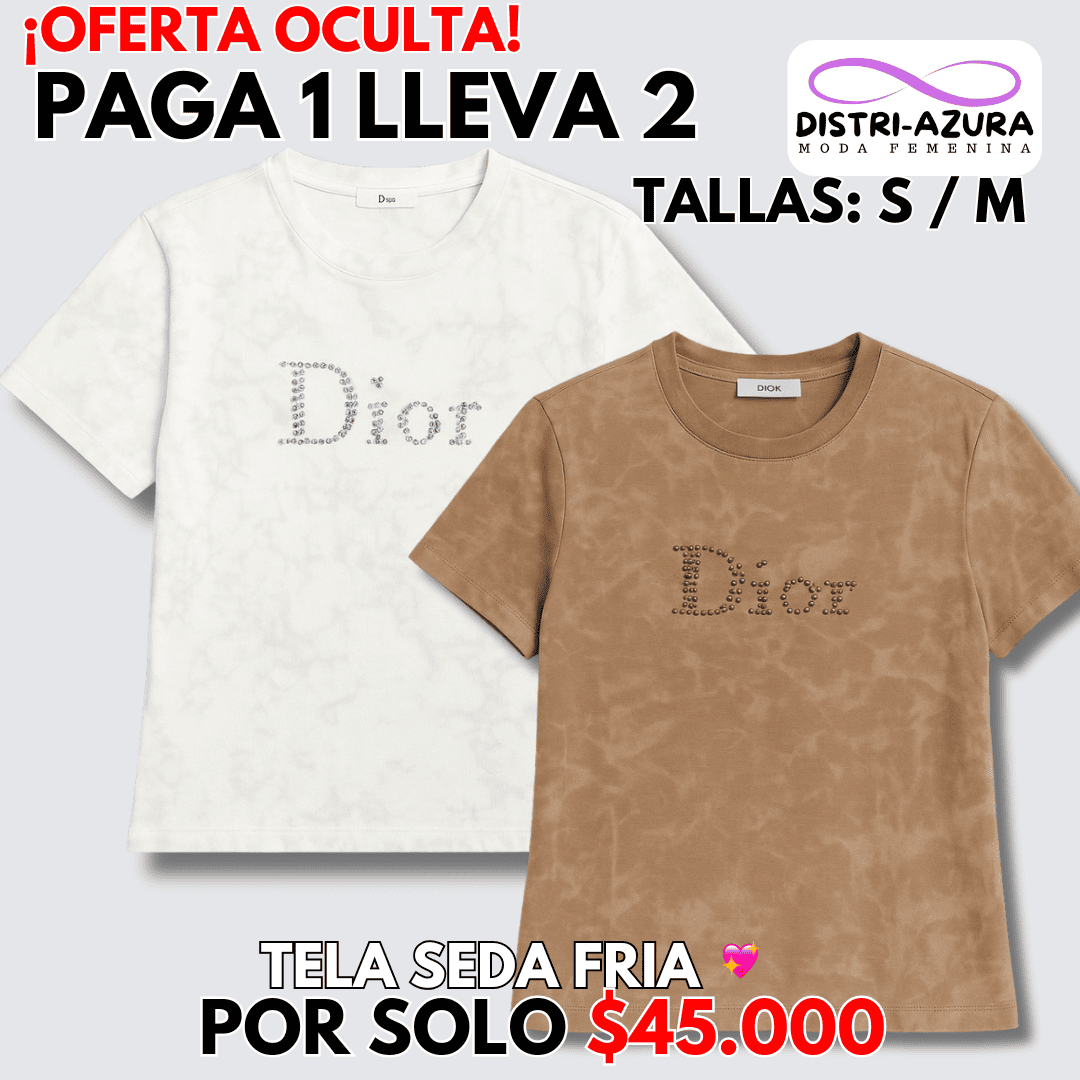 2PACK CAMISETAS SEDA FRIA