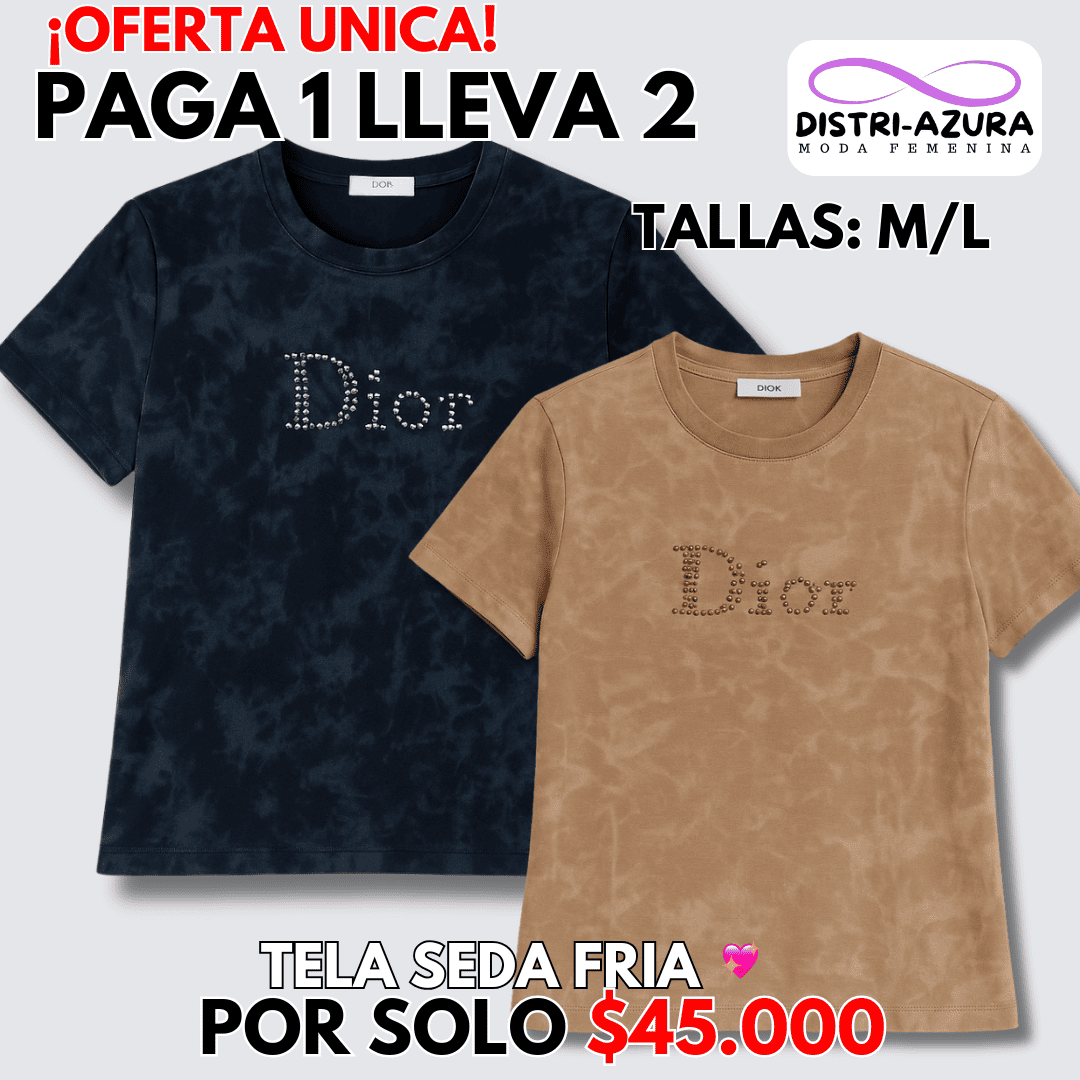 2PACK CAMISETAS SEDA FRIA
