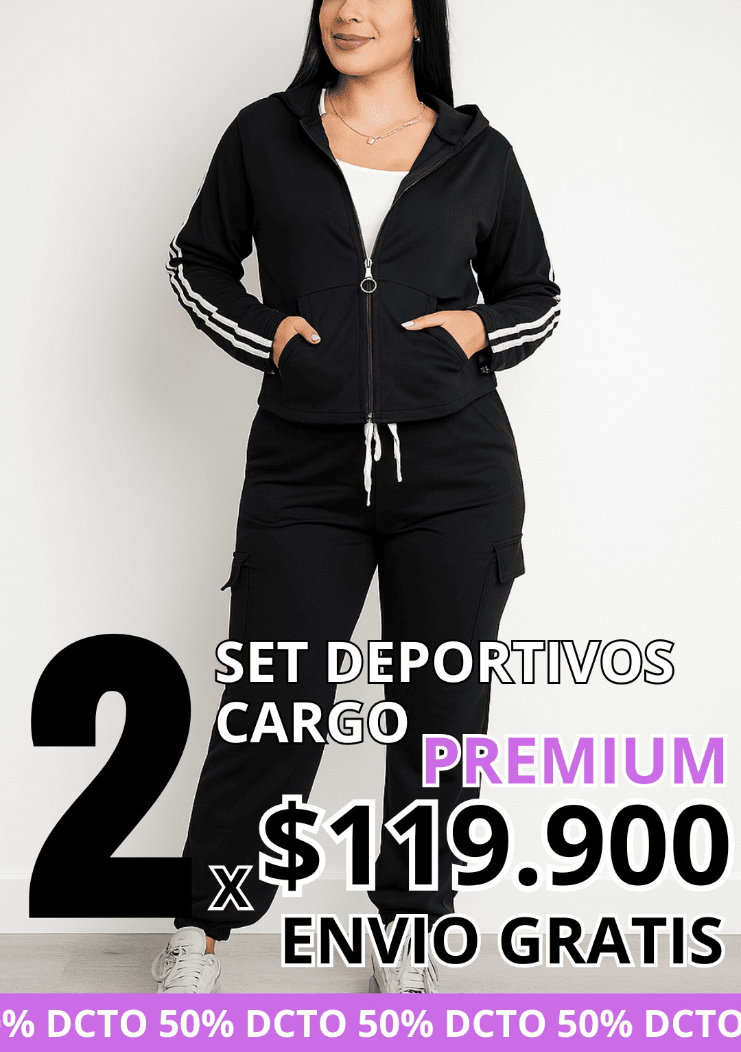 2PACK SET DEPORTIVOS EN ALGODON PREMIUM